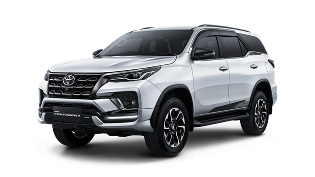 Ilustrasi Toyota Fortuner, salah satu pilihan armada Trans Merpati